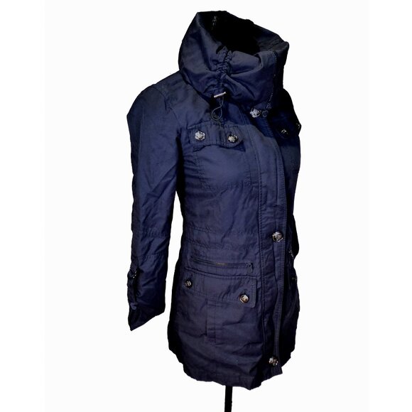LAUNDRY by Shelli Segal Navy blue Lightweight jacket size XS Cotton/Nylon - Picture 3 of 9